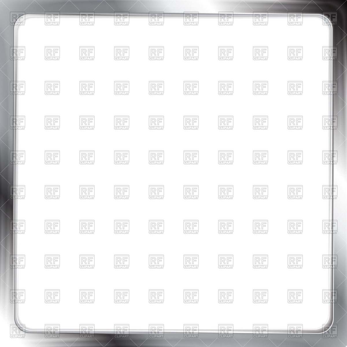 Square Metallic Silver Frame Vector Image Of Borders And Frames 1200x1199 Square Metallic Silver Frame Vector Image Of Borders And Frames