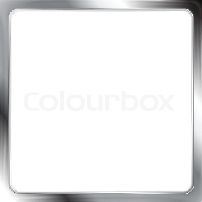 Abstract Metallic Silver Vector Frame Stock Vector Colourbox 800x800 Abstract Metallic Silver Vector Frame Stock Vector Colourbox