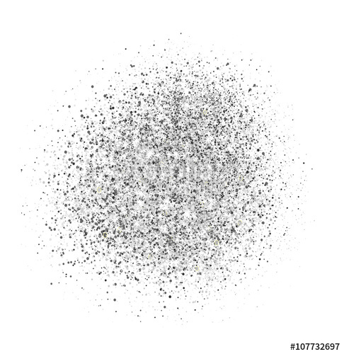 486x500 Silver Glitter Background Silver Sparkles On White Background