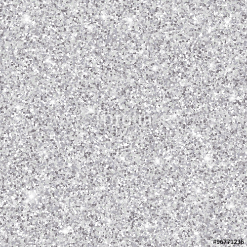 500x500 Silver Glitter Seamless Pattern, Vector Texture Stock Image