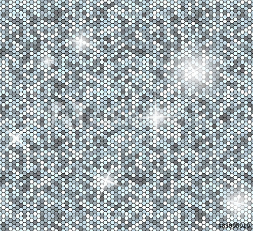 500x456 Silver Seamless Background With Sequins Glitter Vector Pattern