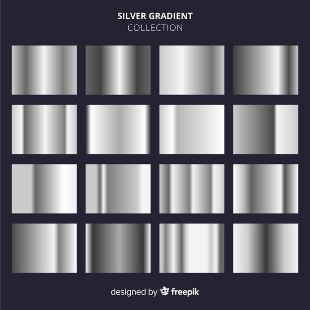 Silver Gradient Collection Free Vector 626x626 Silver Gradient Collection Free Vector