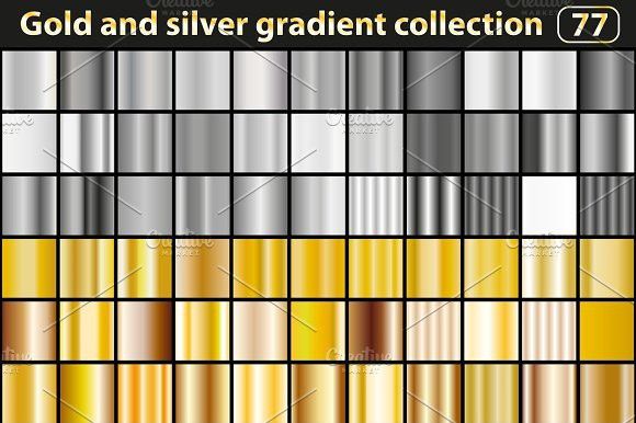 Gold And Silver Gradient Collection Gradients Gradients Gold 580x386 Gold And Silver Gradient Collection Gradients Gradients Gold
