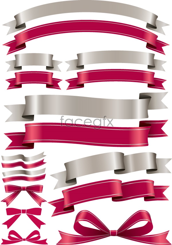 600x856 Red And Silver Ribbon Vector Over Millions Vectors, Stock Photos