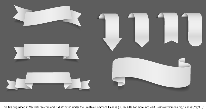 Silver Ribbon Vector at Vectorified.com | Collection of Silver Ribbon