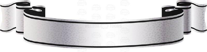 800x201 Silver Ribbon Banner