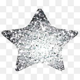 260x260 Silver Stars, Star, Silver, Brilliant Pn