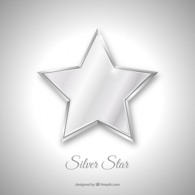 626x626 Silver Isolated Star Vector Premium Download