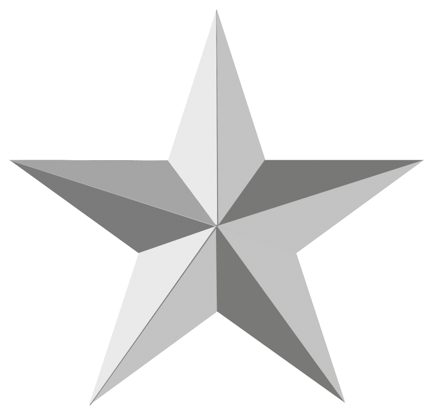 850x814 Vector Transparent Download Silver Star Png Files, Free Clip Art