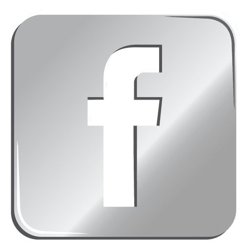 512x512 Facebook Silver Icon