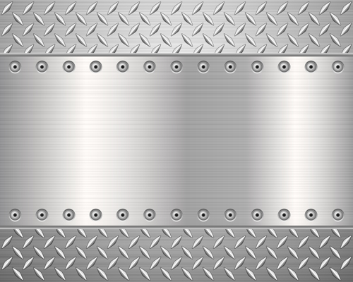 500x400 Silver Metal Plate Background Vector Free Download