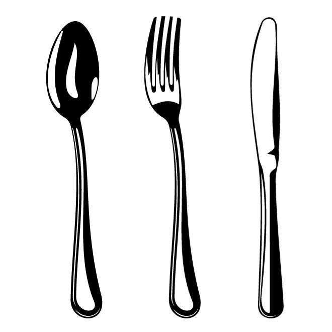 660x660 Cutlery Vector Graphics