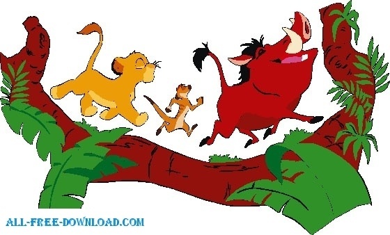 Vector Lion King Timon Free Vector Download 560x338 Vector Lion King Timon Free Vector Download