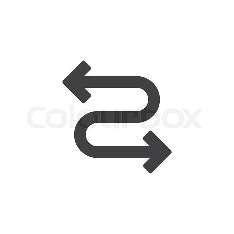 Curved Arrow Vector Icon Filled Flat Stock Vector Colourbox 800x800 Curved Arrow Vector Icon Filled Flat Stock Vector Colourbox