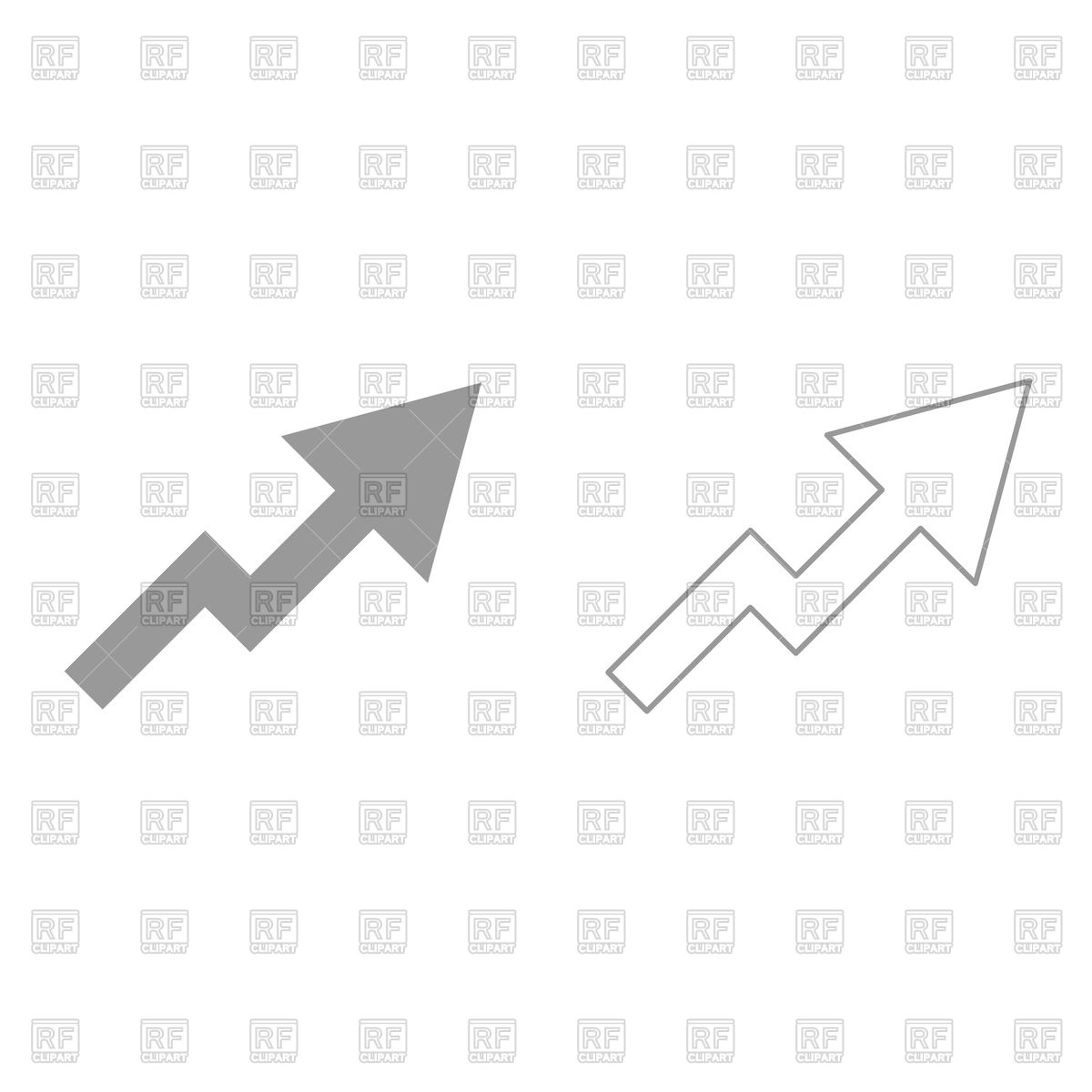 Growth Simple Arrows Vector Image Of Icons And Emblems 1200x1200 Growth Simple Arrows Vector Image Of Icons And Emblems