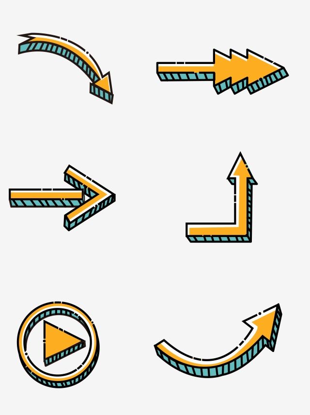 Simple Cute Cartoon Arrow, Arrow, Cartoon Arrow, Creative Arrow 640x856 Simple Cute Cartoon Arrow, Arrow, Cartoon Arrow, Creative Arrow