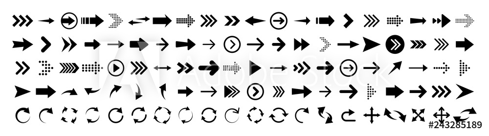 Wall Murals Arrows Set Of Black Icons Arrow Icon Arrow 1000x278 Wall Murals Arrows Set Of Black Icons Arrow Icon Arrow
