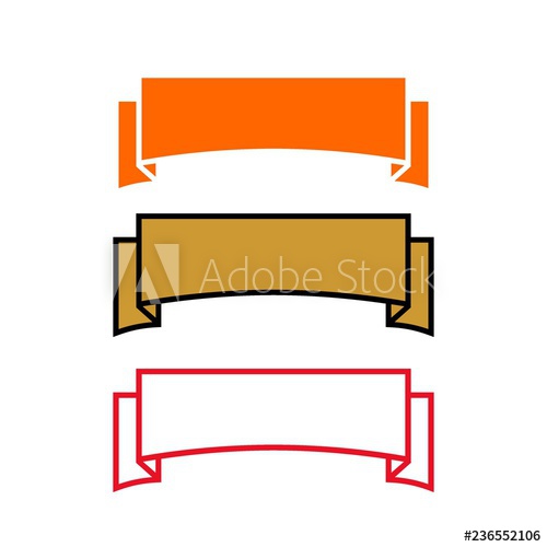 Simple Banner Vector 500x500 Simple Banner Vector