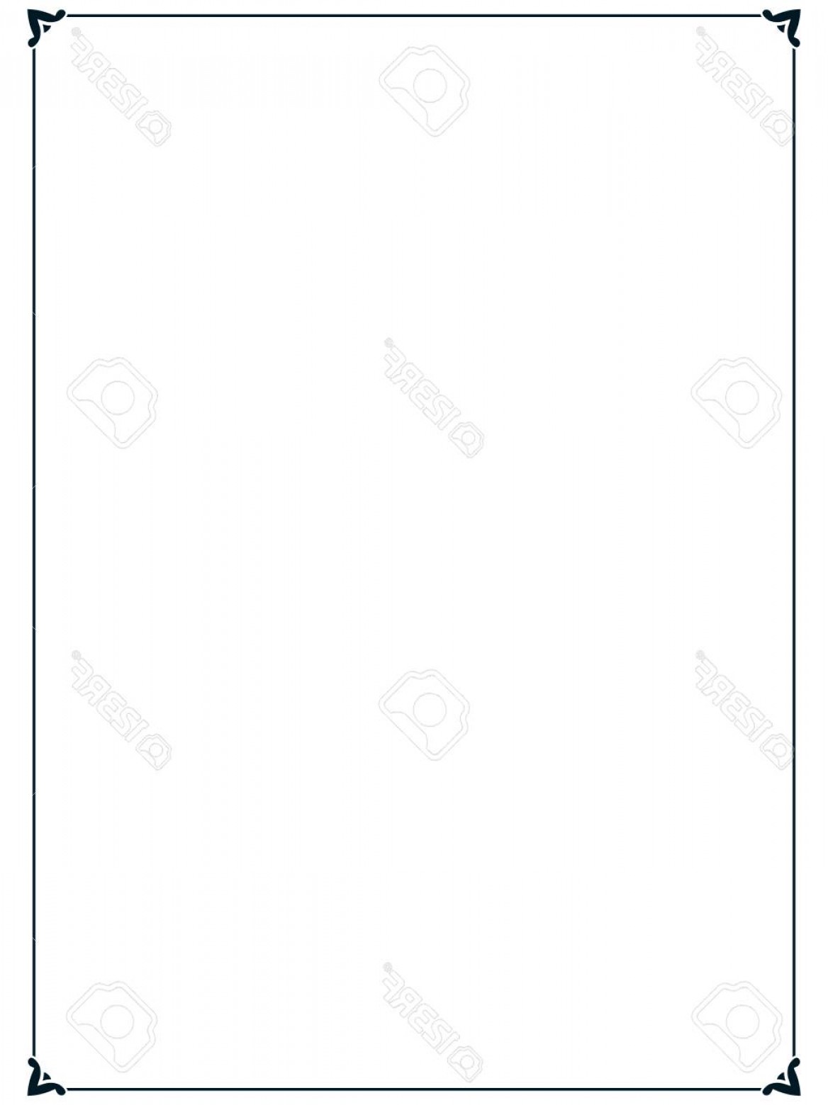 Photostock Vector Frame Border Line 1168x1560 Photostock Vector Frame Border Line