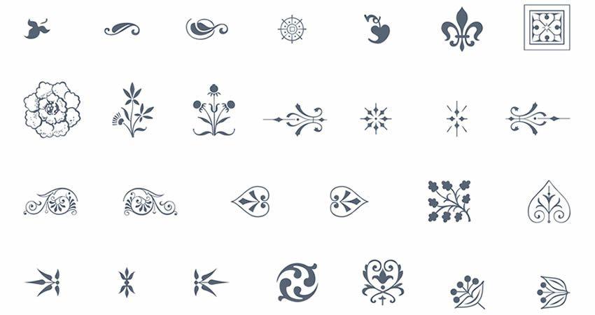 Free Ornaments, Frames Borders Vector Templates 850x450 Free Ornaments, Frames Borders Vector Templates