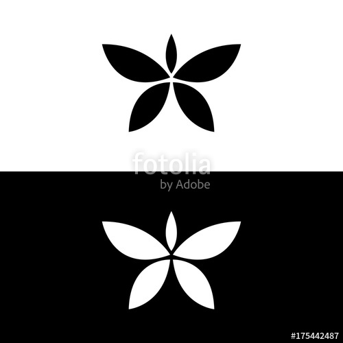 500x500 Simple Butterfly Vector Logo Stock Image And Royalty Free Vector