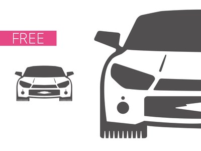 400x300 Free Simple Car Vector