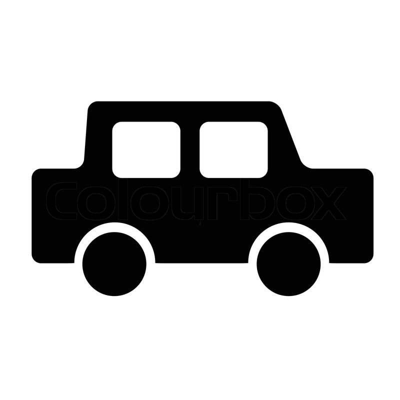 800x800 Simple Silhouette Icon Button Stock Vector Colourbox