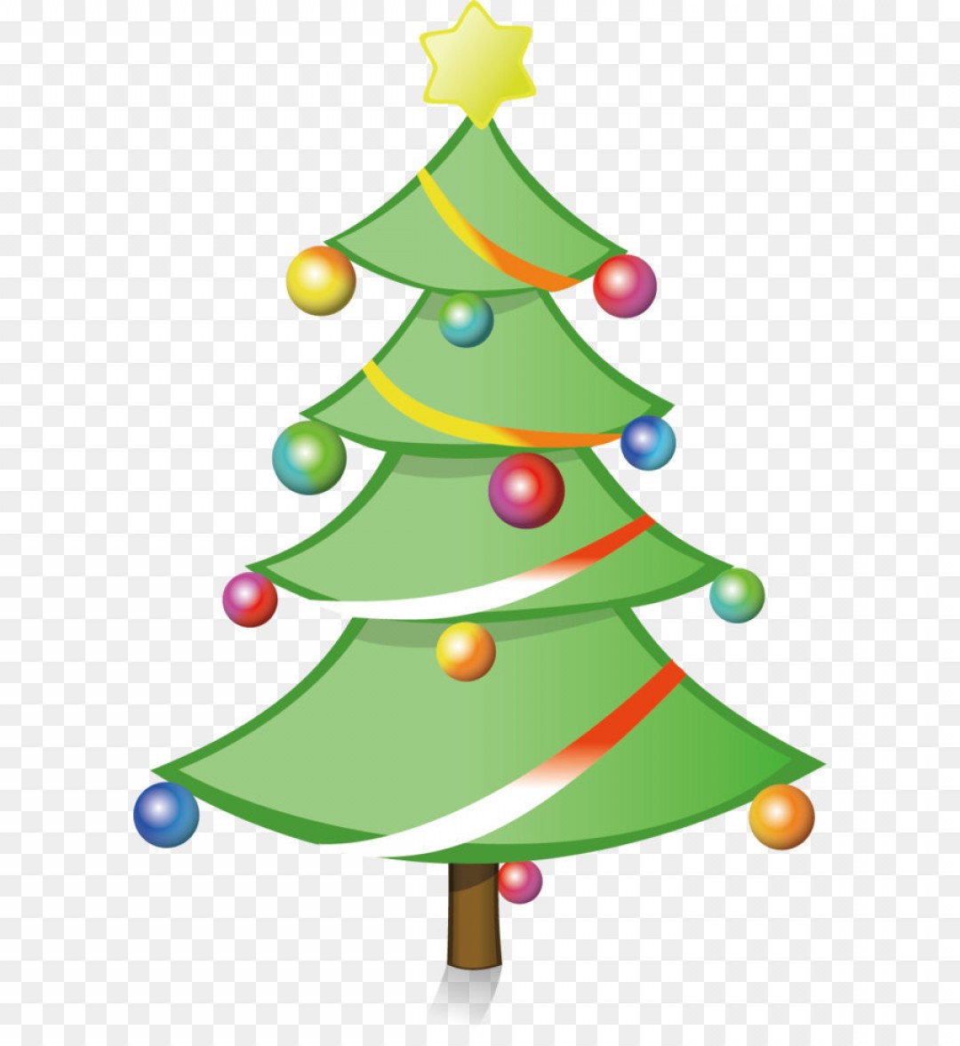 Simple Christmas Tree Vector at Vectorified.com | Collection of Simple ...