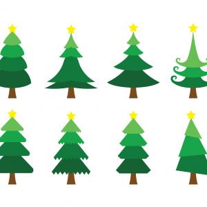 Simple Christmas Tree Vector at Vectorified.com | Collection of Simple ...