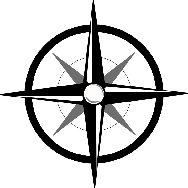 600x600 Simple Compass Clip Art
