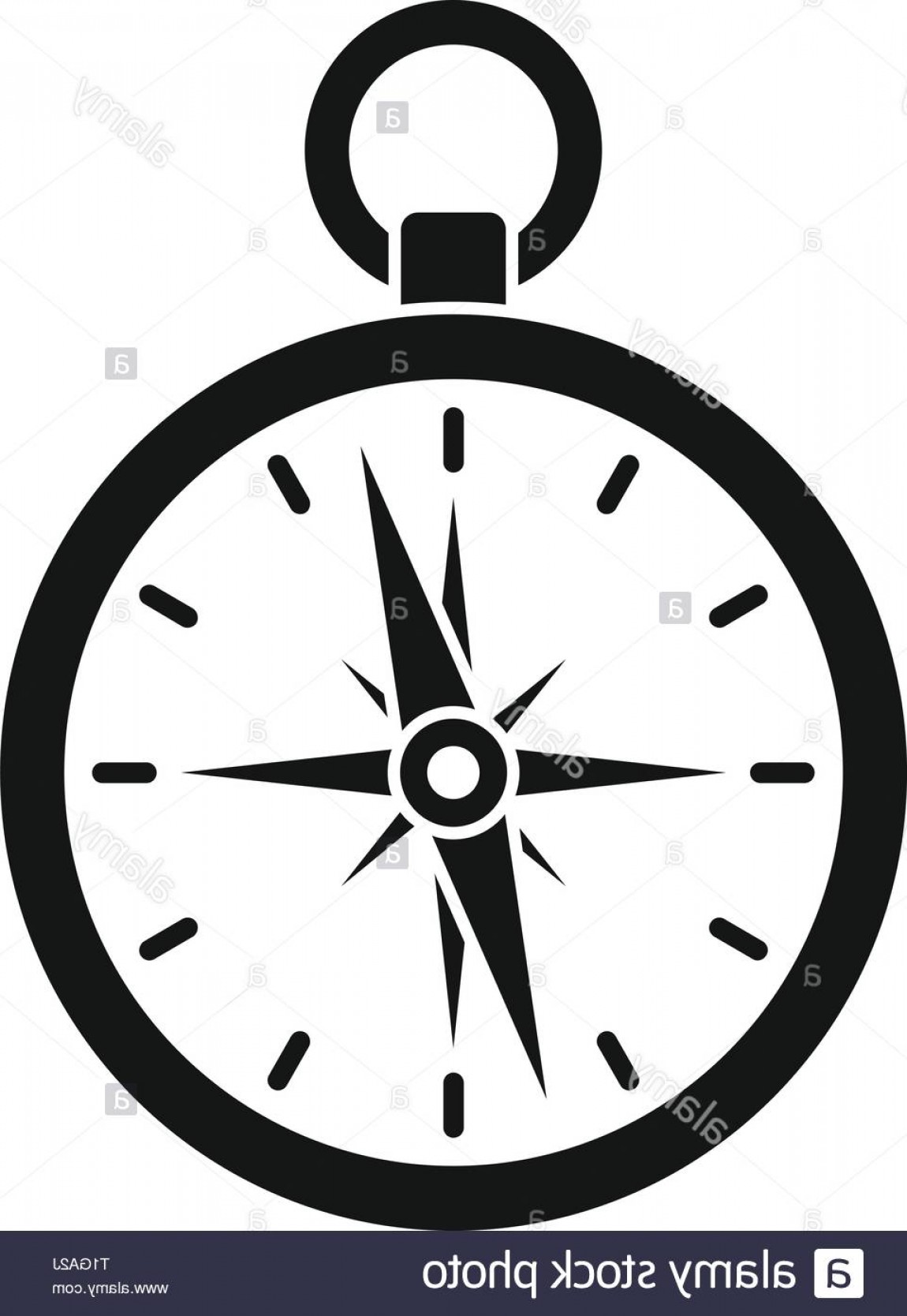 1150x1668 Simple Compass Vector Black And White Lamaison