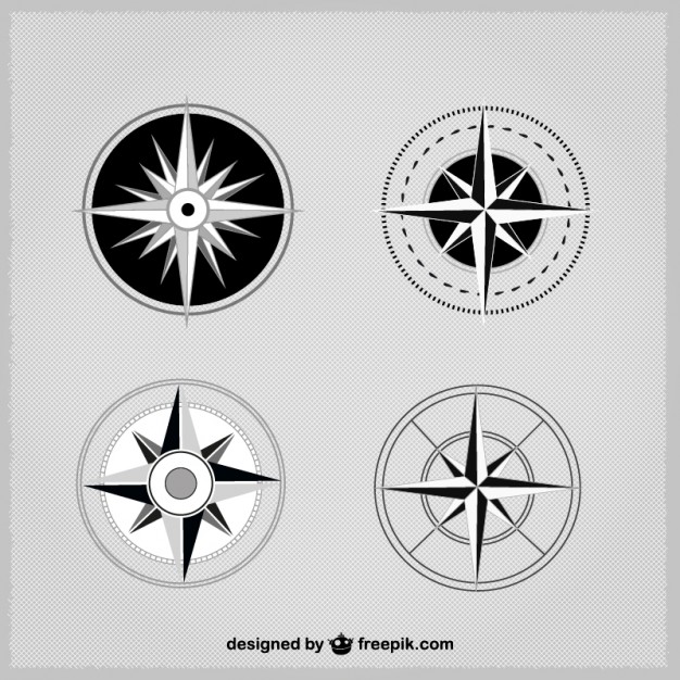 626x626 Simple Compass Pack Vector Free Download