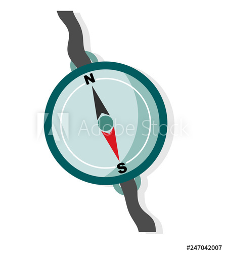 445x500 Simple Compass Vector Logo Design Illustration Inspiration