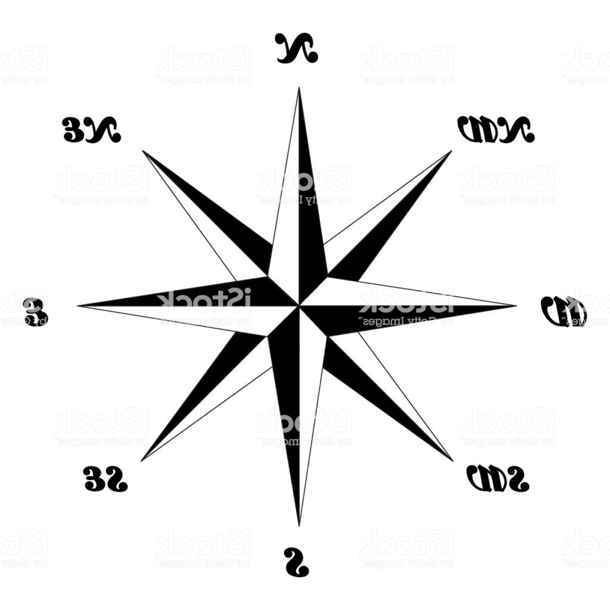 1228x1228 Compass Icon Vector Simple Flat Symbol Perfect Black Pictogram