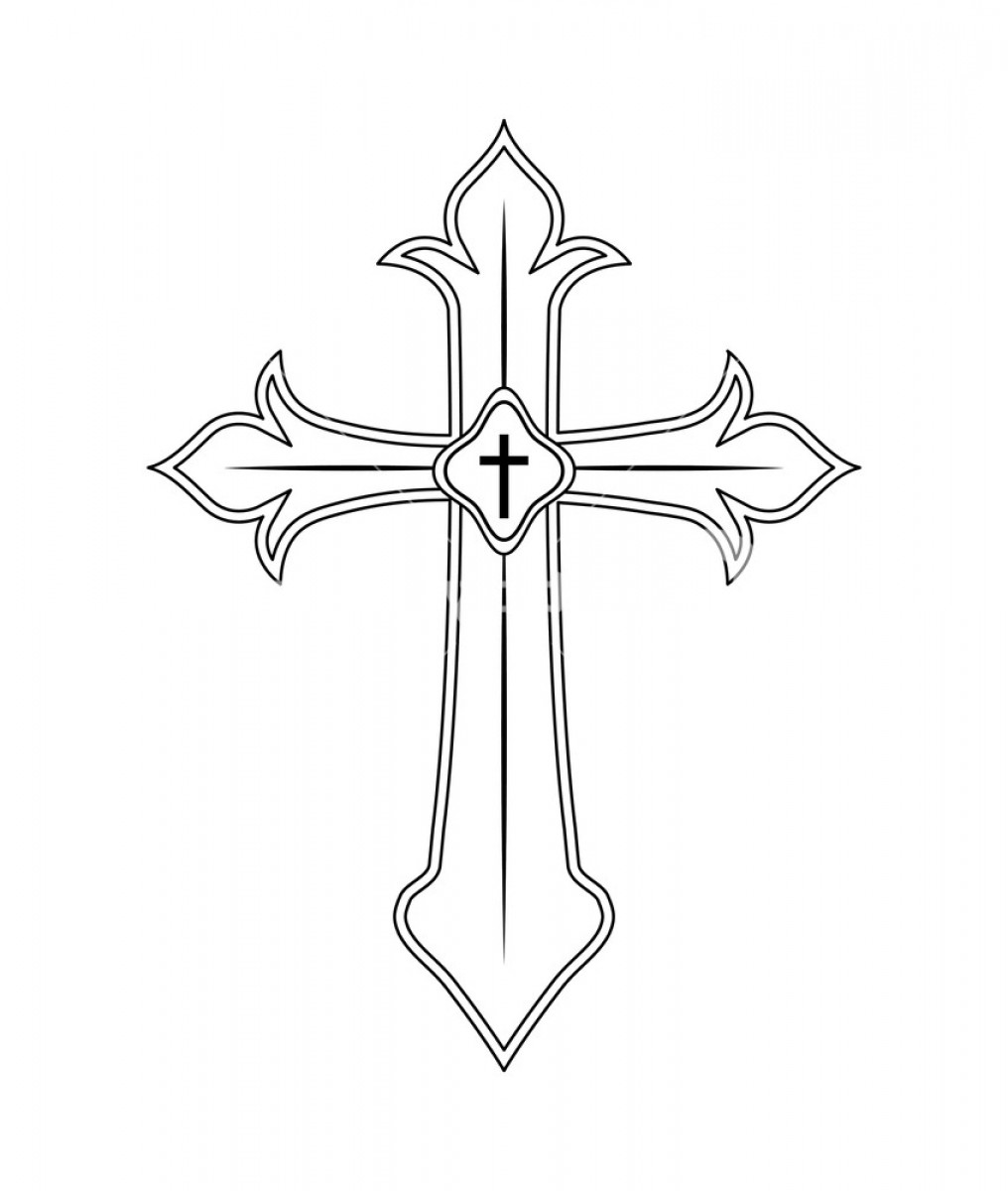 Simple Cross Vector at Vectorified.com | Collection of Simple Cross ...