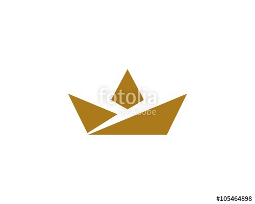 Simple Crown Origami Stock Image And Royalty Free Vector 500x400 Simple Crown Origami Stock Image And Royalty Free Vector