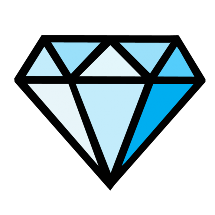 Simple Diamond Vector