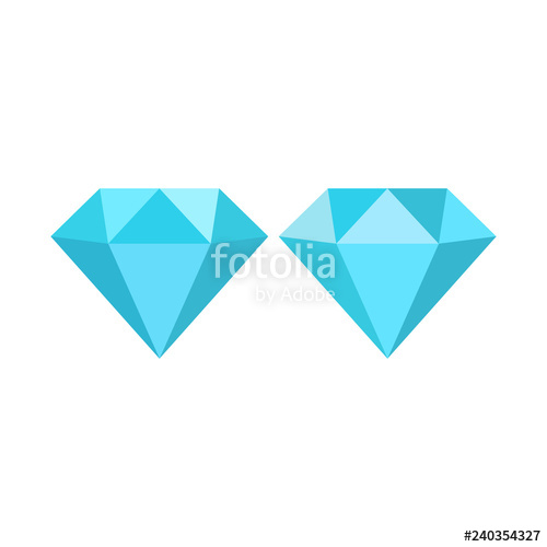Diamond Simple Blue Cartoon Icon Set Colorful Diamonds Vector 500x500 Diamond Simple Blue Cartoon Icon Set Colorful Diamonds Vector