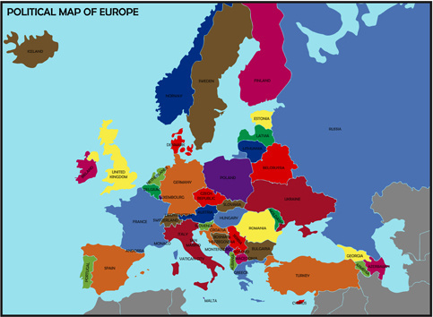 483x354 Europe Vector Map Free Free Vector Download