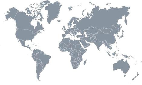 470x282 A Simple Map Of The World