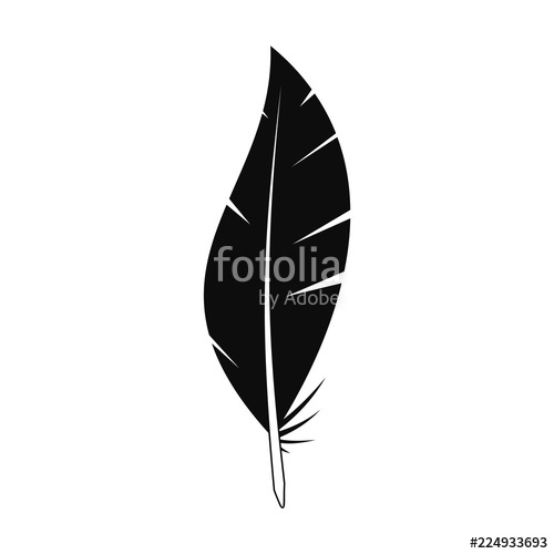 Abstract Feather Icon Simple Illustration Of Abstract Feather 500x500 Abstract Feather Icon Simple Illustration Of Abstract Feather