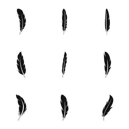 Native Feather Icon Set Simple Set Of Native Feather Vector 450x450 Native Feather Icon Set Simple Set Of Native Feather Vector