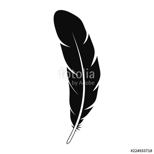 Tribal Feather Icon Simple Illustration Of Tribal Feather Vector 500x500 Tribal Feather Icon Simple Illustration Of Tribal Feather Vector