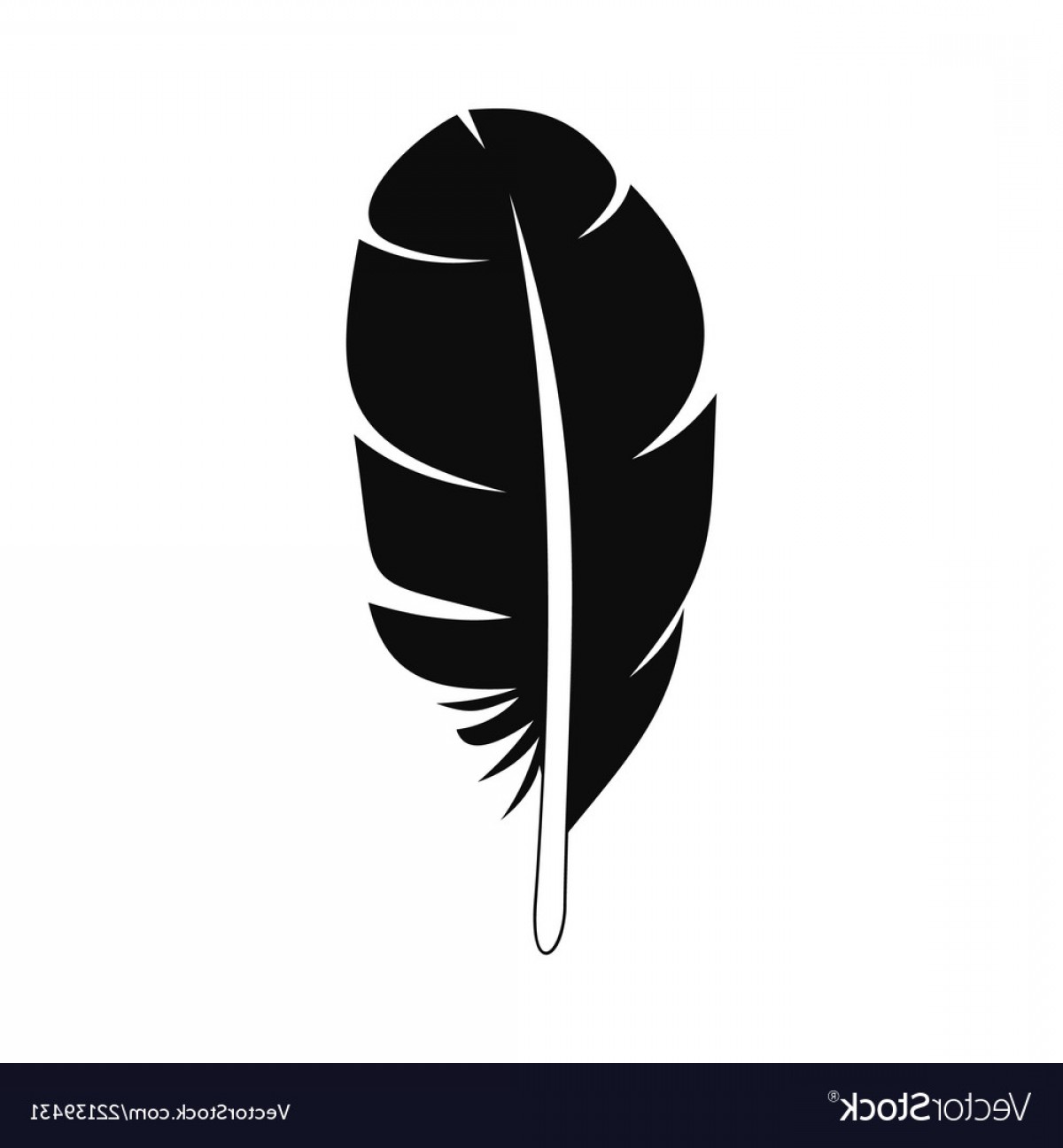 White Feather Icon Simple Style Vector Catchsplace 1200x1296 White Feather Icon Simple Style Vector Catchsplace