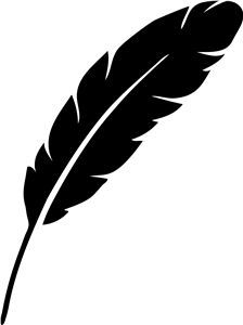 Simple Feather Silhouette 224x300 Simple Feather Silhouette