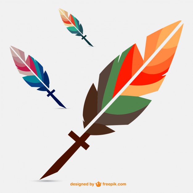 Colorful Geometric Feather Vector Free Download 626x626 Colorful Geometric Feather Vector Free Download