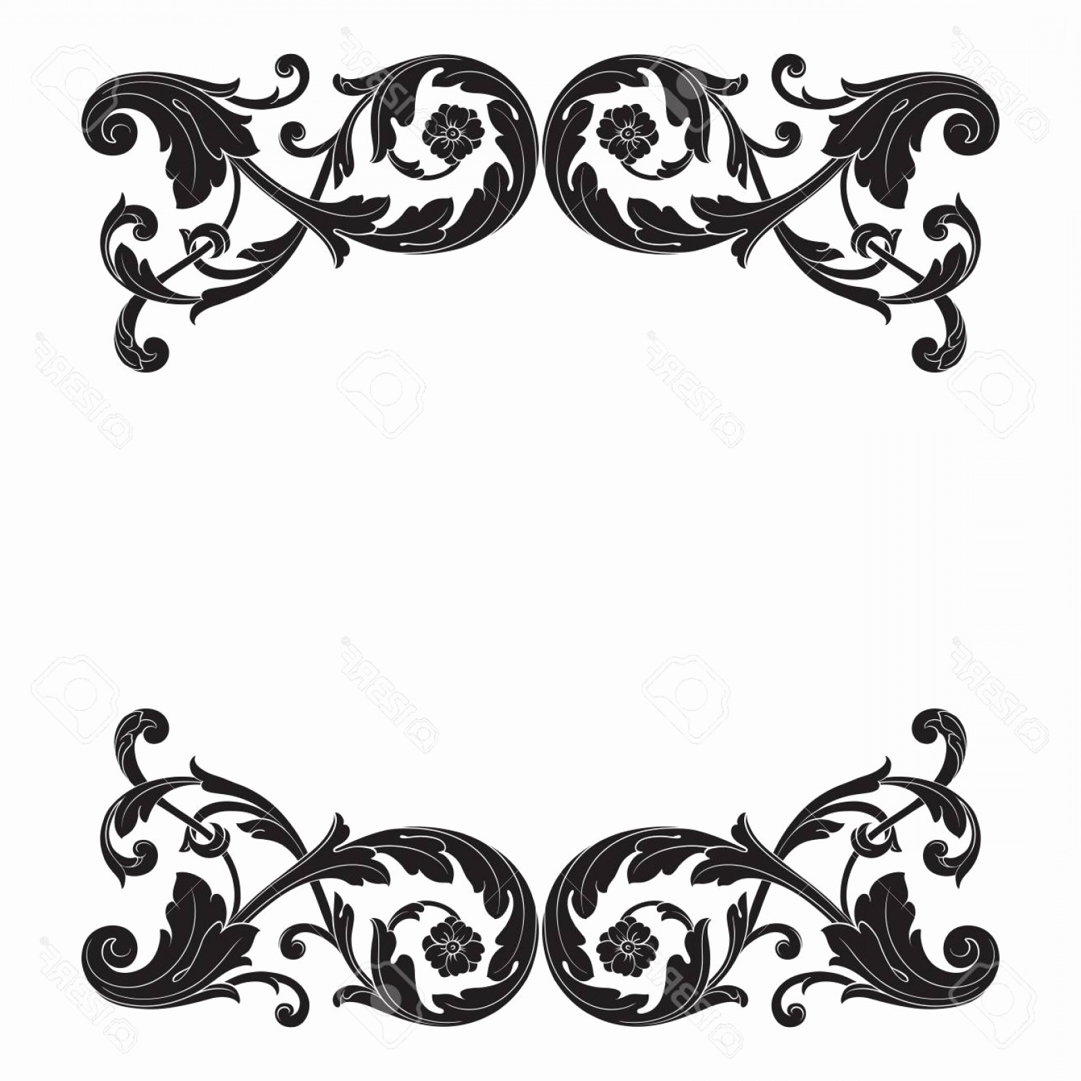 Simple Filigree Vector at Collection of Simple