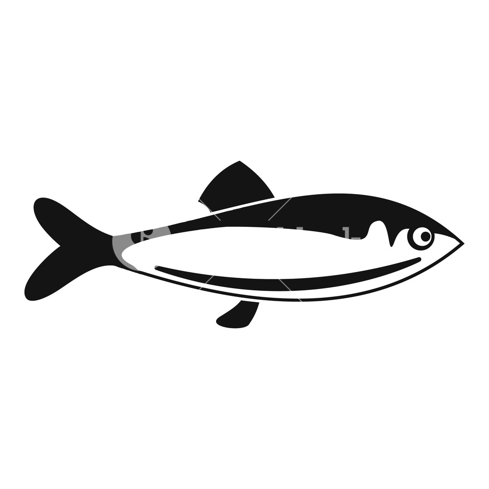 1000x1000 Fish Icon Simple Illustration Of Fish Vector Icon For Web Royalty