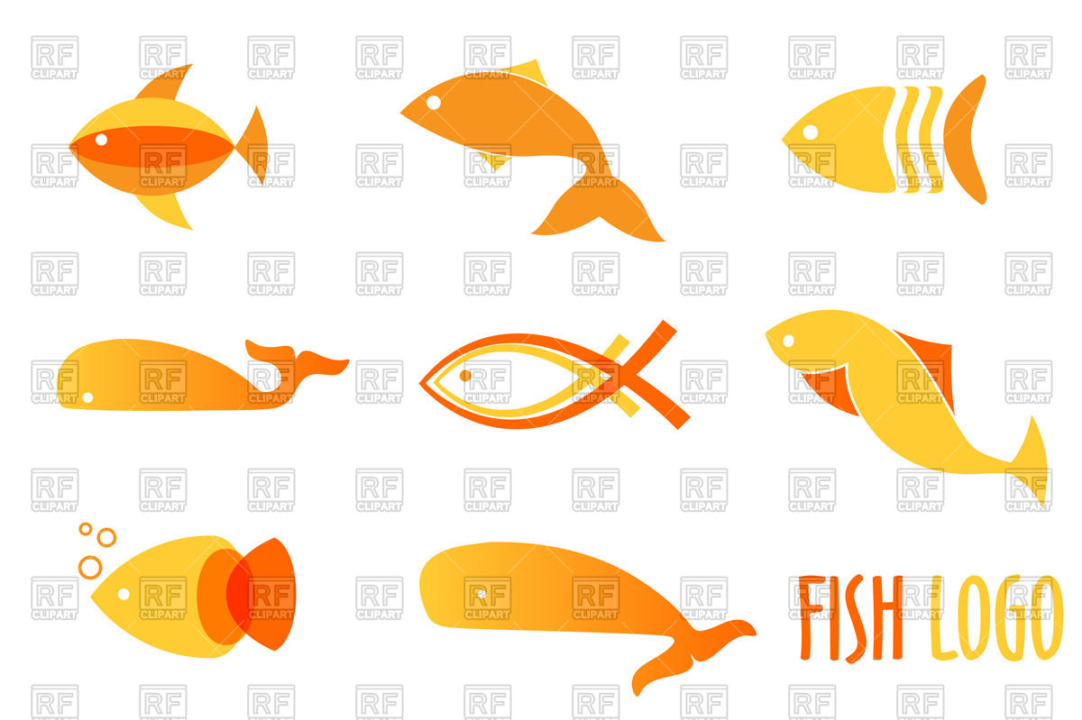 1200x799 Fish Simple Icons Vector Image Of Plants And Animals Mcherevan