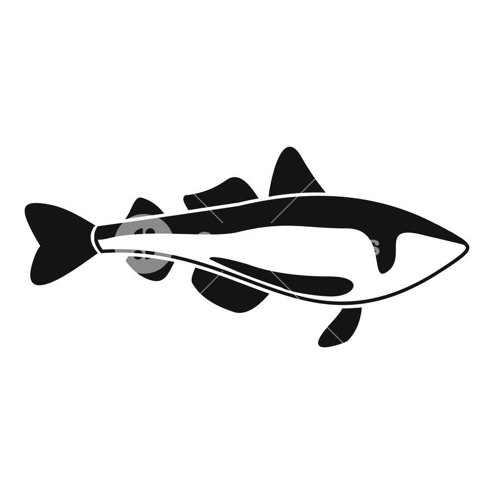 1000x1000 Sea Fish Icon Simple Illustration Of Sea Fish Vector Icon For Web